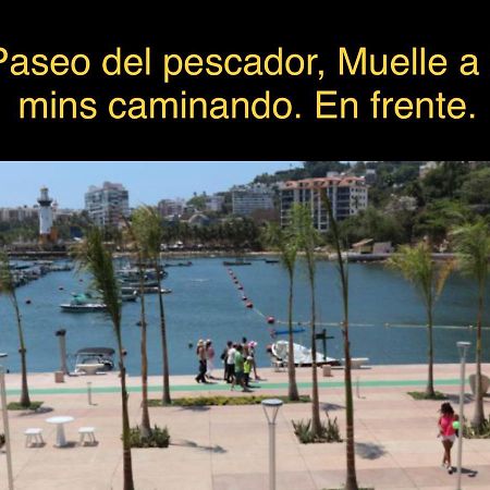 Departamento Sobre Costera, 1Min La Quebrada, 3M Playas Y Yates Apartment Acapulco Luaran gambar