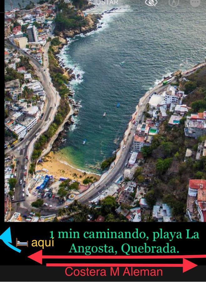 Departamento Sobre Costera, 1Min La Quebrada, 3M Playas Y Yates Apartment Acapulco Luaran gambar